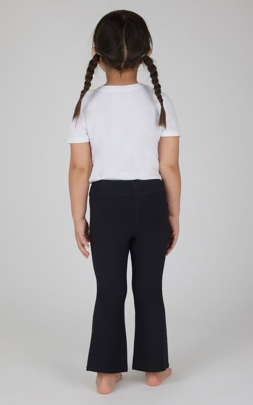 Toddler Girls Rib Everyday Flared Pant Leggings