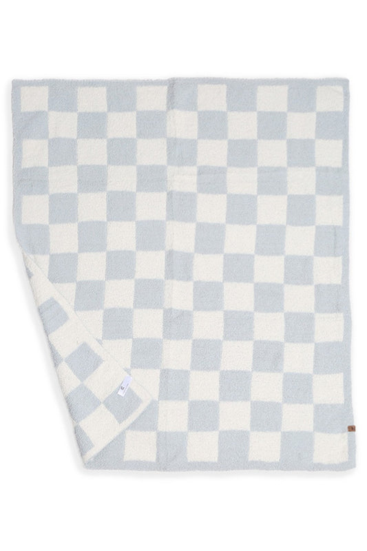 Checkered Patterned Reversible Kids Blanket