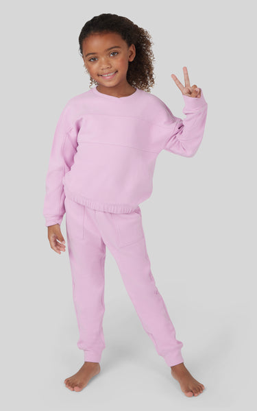 Girls Long Sleeve Sweatshirt And Joggers Set