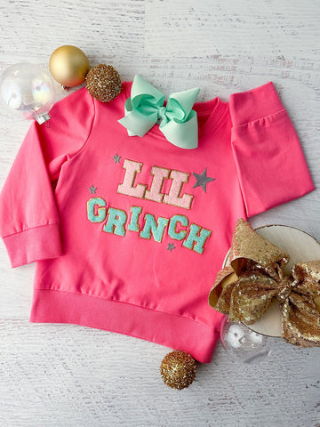 Lil Grinch Chenille Sweatshirt