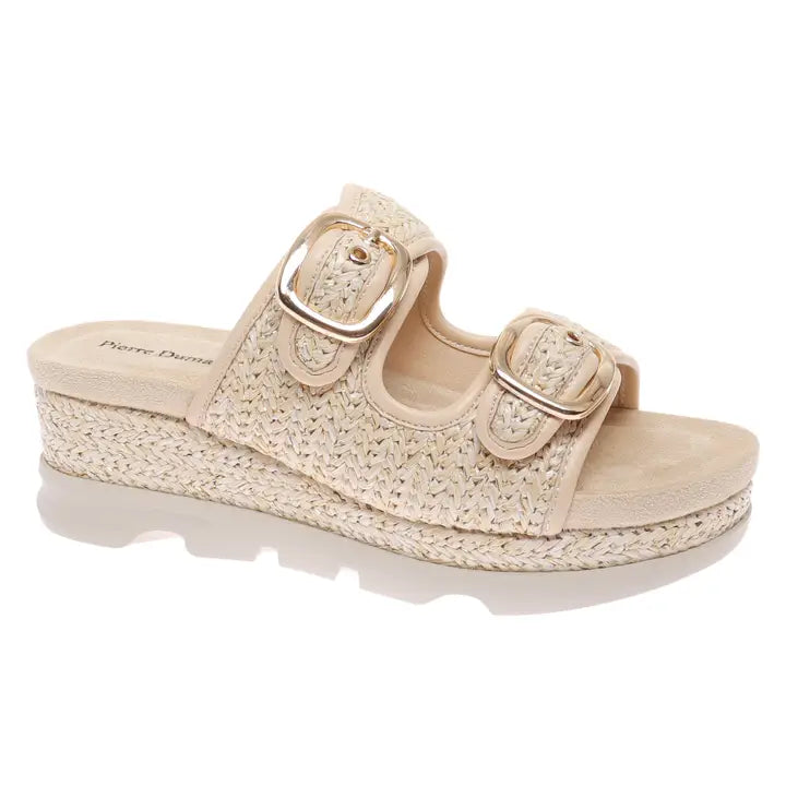 Youth Girls Double Strap Woven Sandals