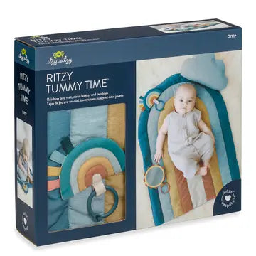 Itzy Ritzy Bitzy Bespoke Ritzy Tummy Time Rainbow Play Mat