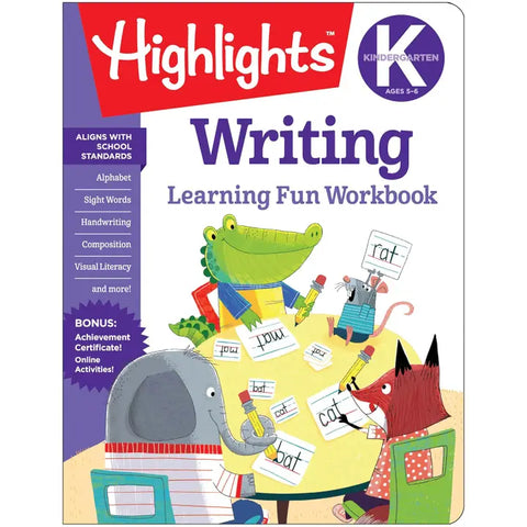 Kindergarten Learning Fun Writing Workbook