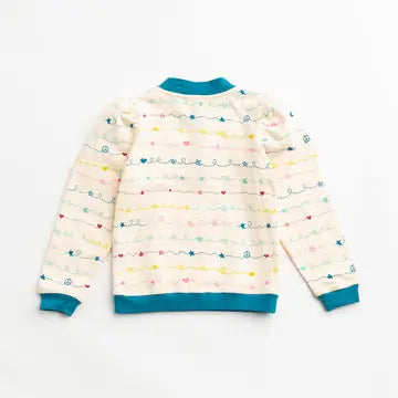 Toddler Girls Scribble Top
