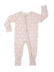 Emerson and Friends Sweet Blooms Footed Onesie