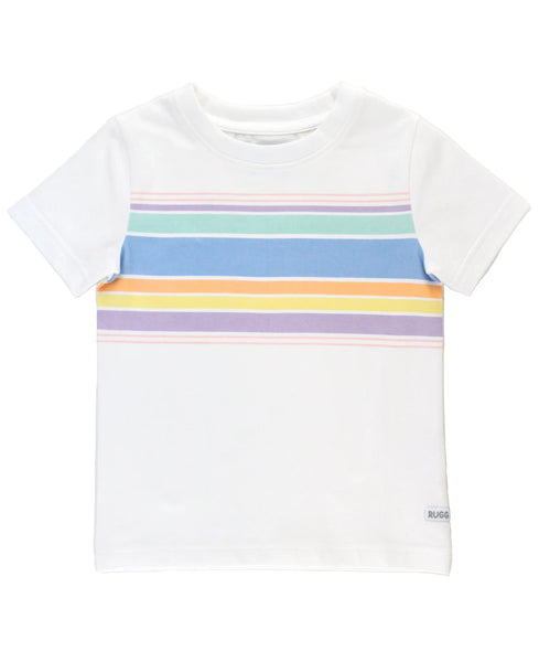 Rainbow Lane Stripe Short Sleeve Bodysuit/Shirt