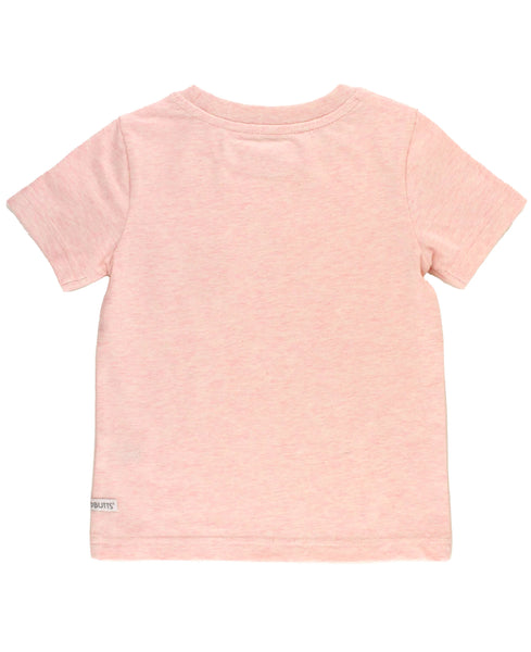 Pale Pink Short Sleeve Pocket Bodysuit/Top