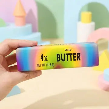 Rainbow Butter Stick Squishy Toy
