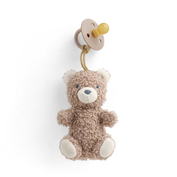 Itzy Ritzy Bitzy Pal Natural Rubber Pacifier & Stuffed Animal