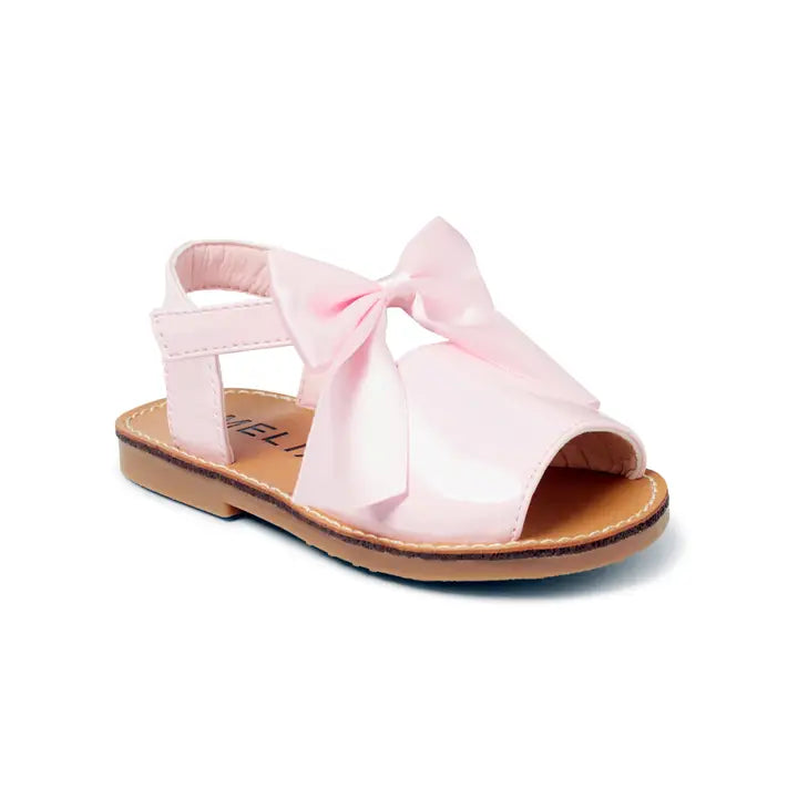 "Martina" Hard-Sole Bow Sandal