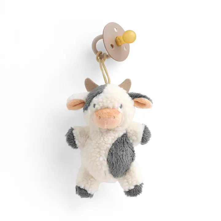 Itzy Ritzy Bitzy Pal Natural Rubber Pacifier & Stuffed Animal