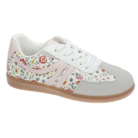 Youth Girls Floral Sneaker