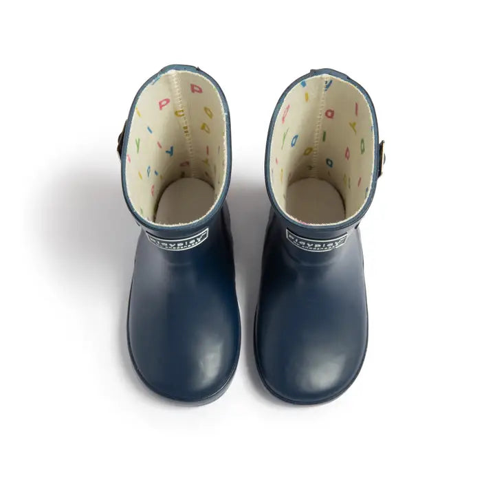Toddler & Youth Navy Waterproof Rain Boots