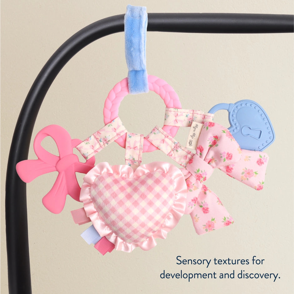 Itzy Bitzy Busy Ring Teething Activity Bows