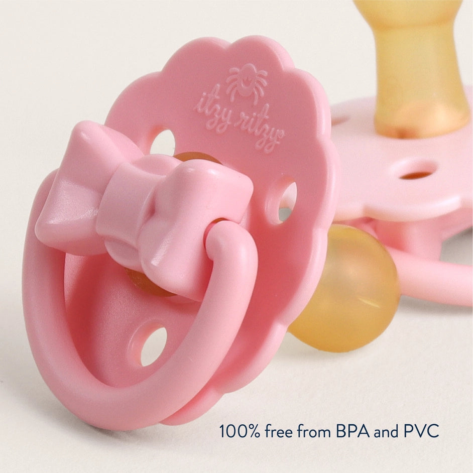 Itzy Ritzy Bow Soother Pacifier Set