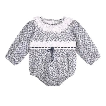 Infant Floral & Lace Romper