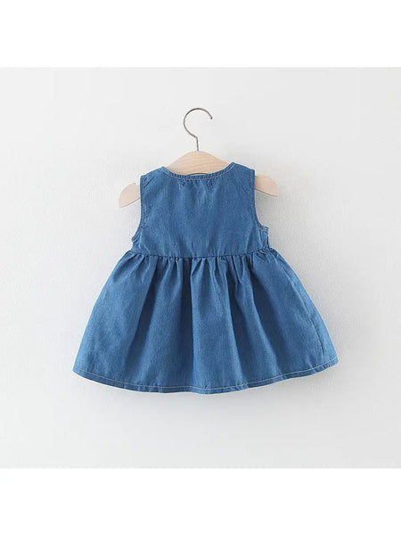 Blue Button Down Denim Dress