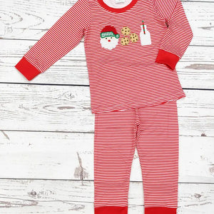 Toddler Santa's Milk & Cookies Pajama Set