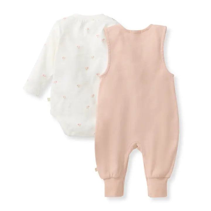 Infant Girls Ditsy Floret Jumpsuit & Bodysuit Set
