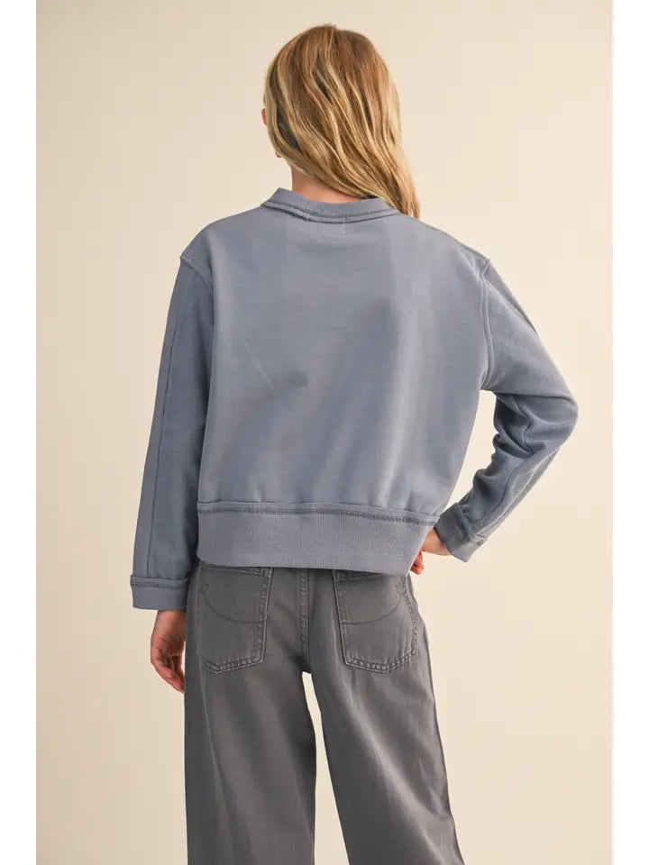 Youth Girls Crew Neck Sweatshirt