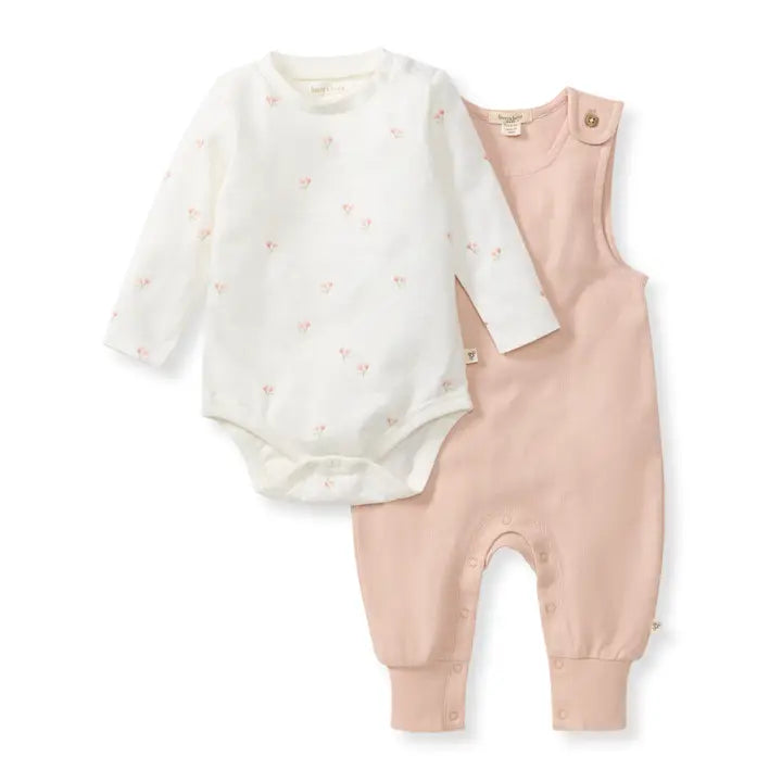 Infant Girls Ditsy Floret Jumpsuit & Bodysuit Set