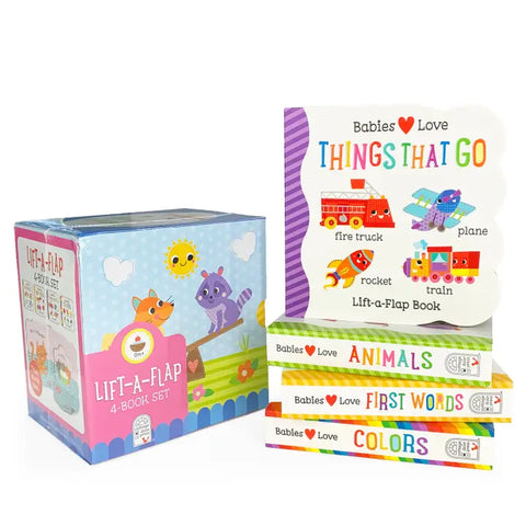 Babies Love Learning Lift-A-Flap 4-Book Gift Set