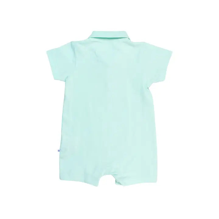 Baby Boys Pique Polo Romper