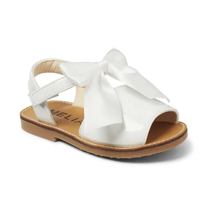 "Martina" Hard-Sole Bow Sandal