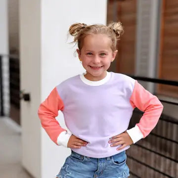 Youth Girls Colorblock Pullover