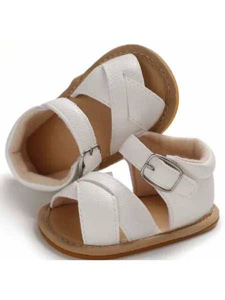 Woven Sandals - White