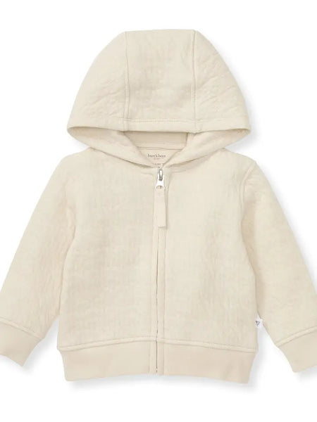 Infant Oat Quilted Zip Up Cotton Jacket