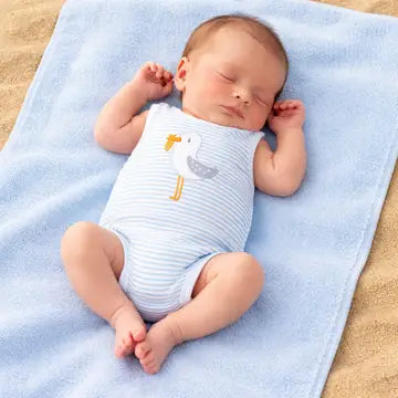 Infant Boy Seabird Shores Applique Bodysuit