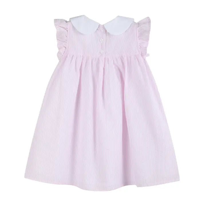 Baby & Toddler Girls Seersucker Bunny Ruffle Dress