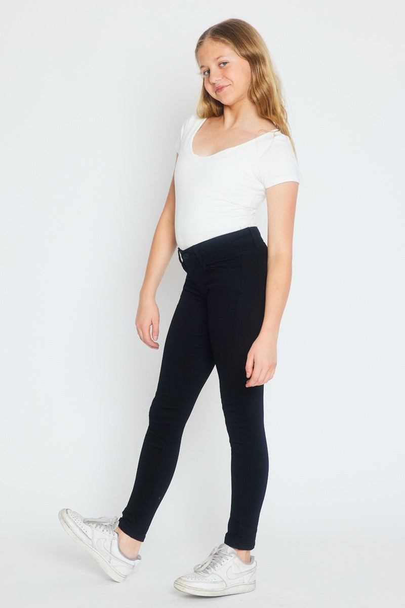 KanCan Mid Rise Black Skinny Jean