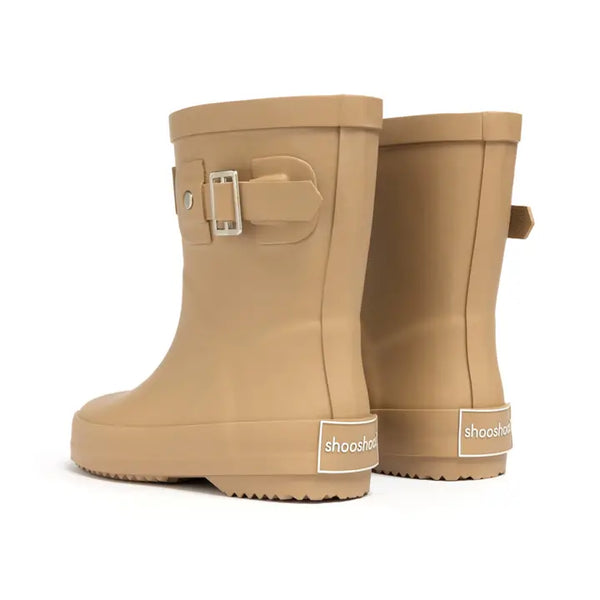 Toddler & Youth Kids Tan Waterproof Rain Boots