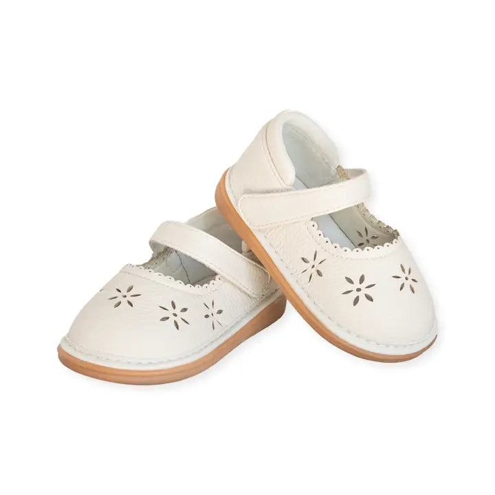 Toddler Girls Scalloped Trim Shoes