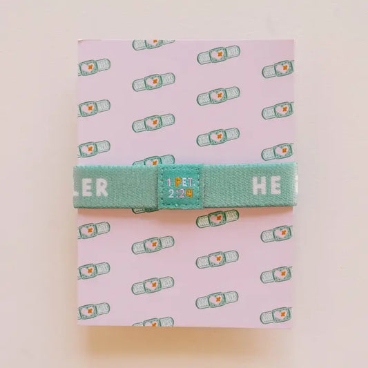 "Jesus Heals" Kids Inspirational Wristband Bracelet