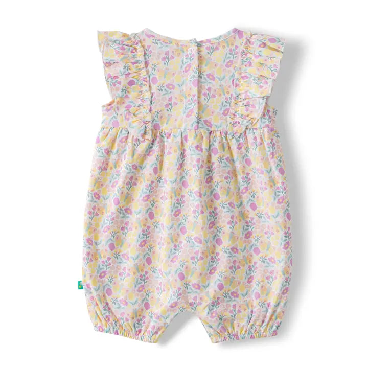 Infant Girl Floral Ruffle Romper