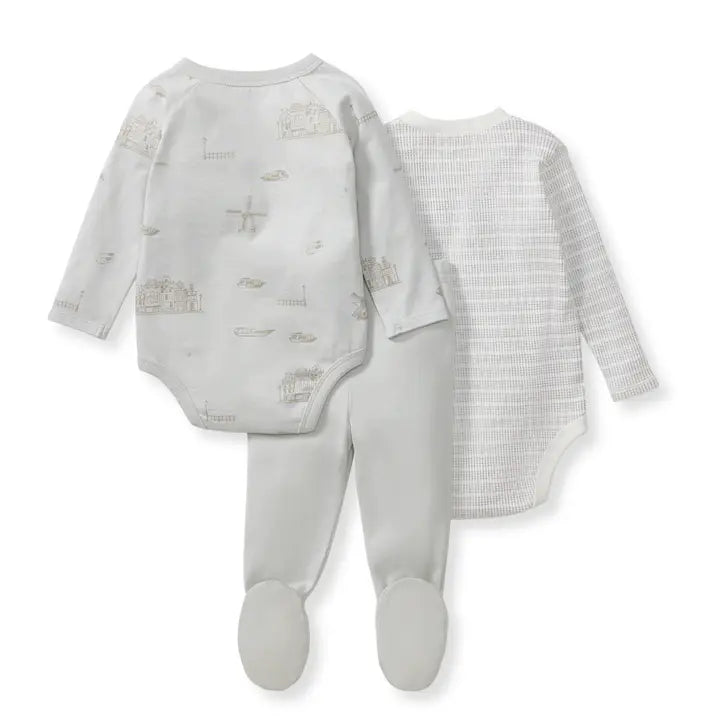 Infant Amsterdam 3 Piece Bodysuit & Pant Set