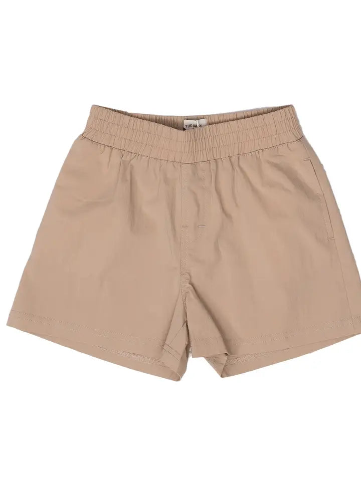 Infant And Toddler Boys Athletic Tan Shorts