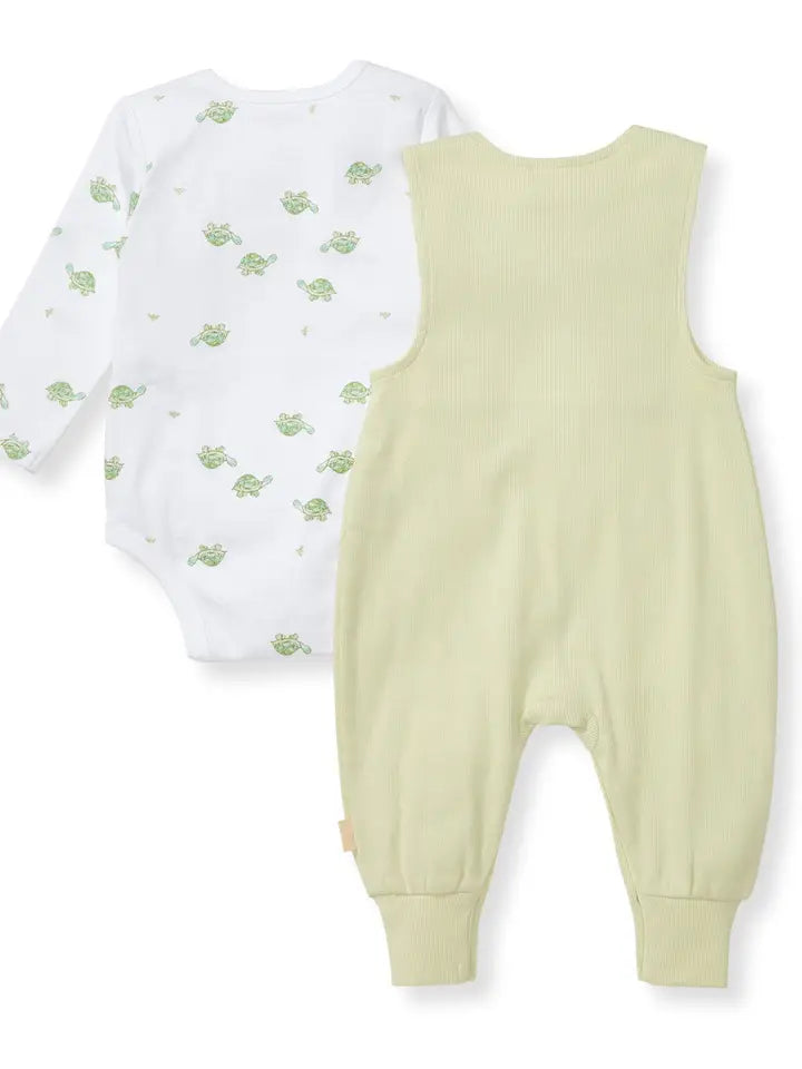 Infant Boys Tortoise Jumpsuit & Bodysuit Set