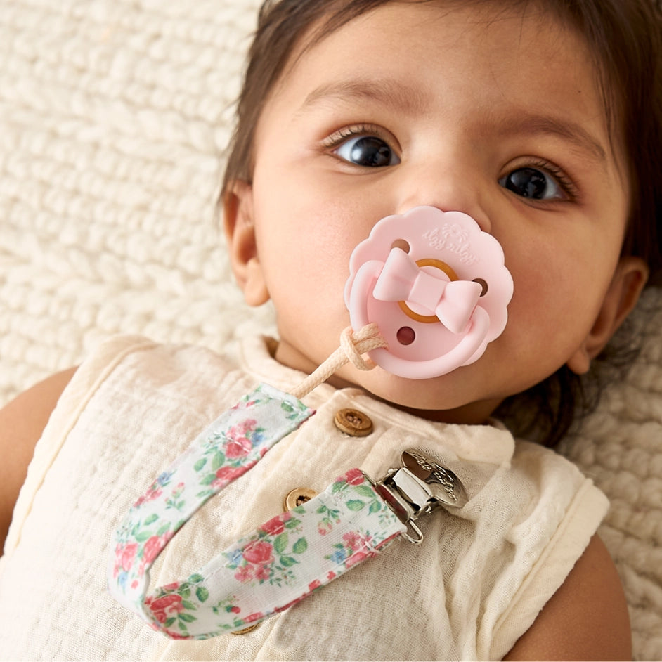 Itzy Ritzy Clip Fabric Pacifier Strap