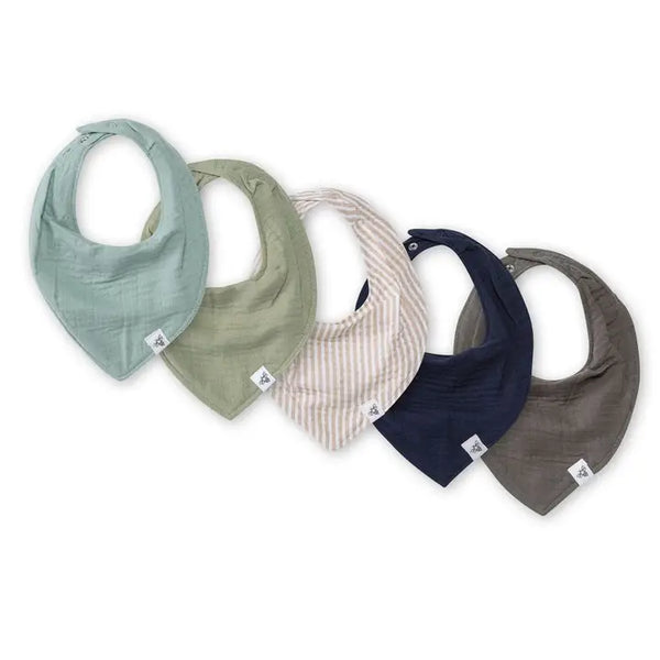 Organic Cotton Baby Bandana Bibs