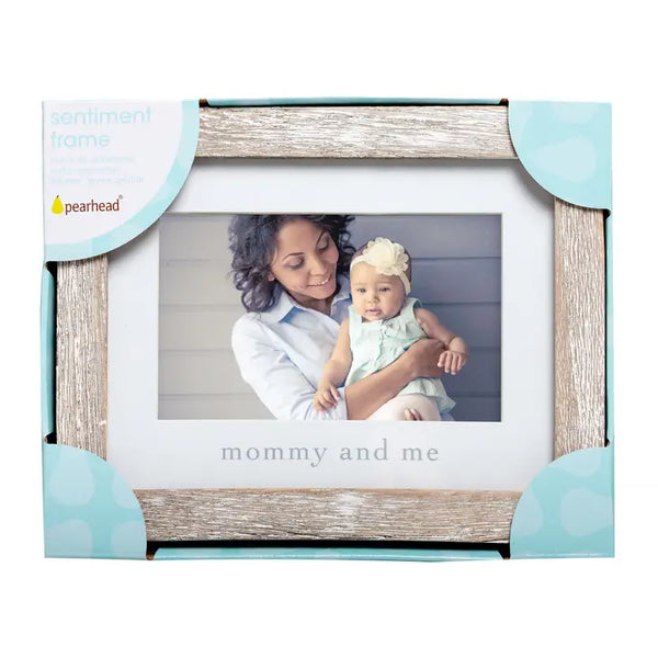 Mommy and Me Sentiment Frame, Rustic