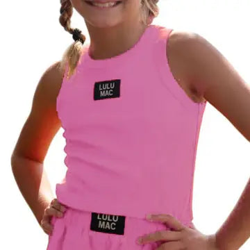 LuluMac Youth Girls Tank Top and Shorts Set