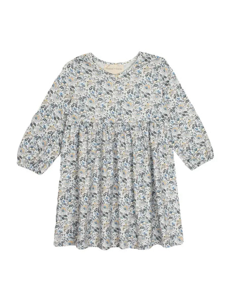 Toddler Girls Floral Hazelnut Dress