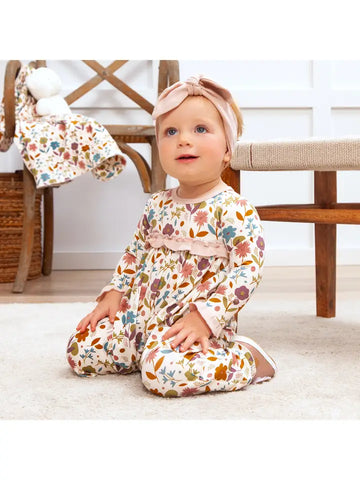 Baby Girl's Blossom Bamboo Romper