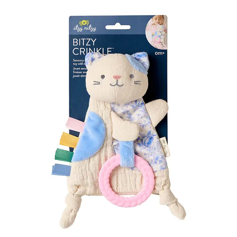 Itzy Ritzy Bitzy Crinkle Sensory Toy With Teether