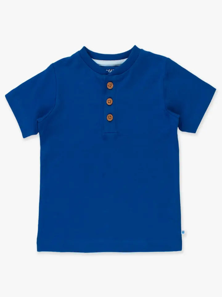 Rugged Butts Boys Short Sleeve Henley Shirt