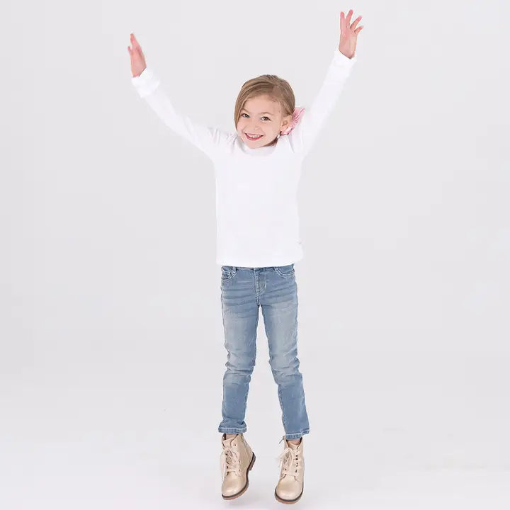 Ruffle Butts Girls Skinny Jeans
